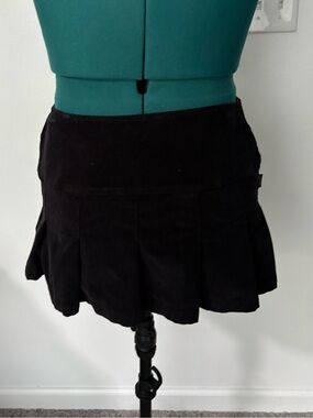 Superdry Black Pleated Mini Skirt